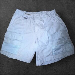 Columbia PFG Light Blue Cargo Shorts Women’s Medium